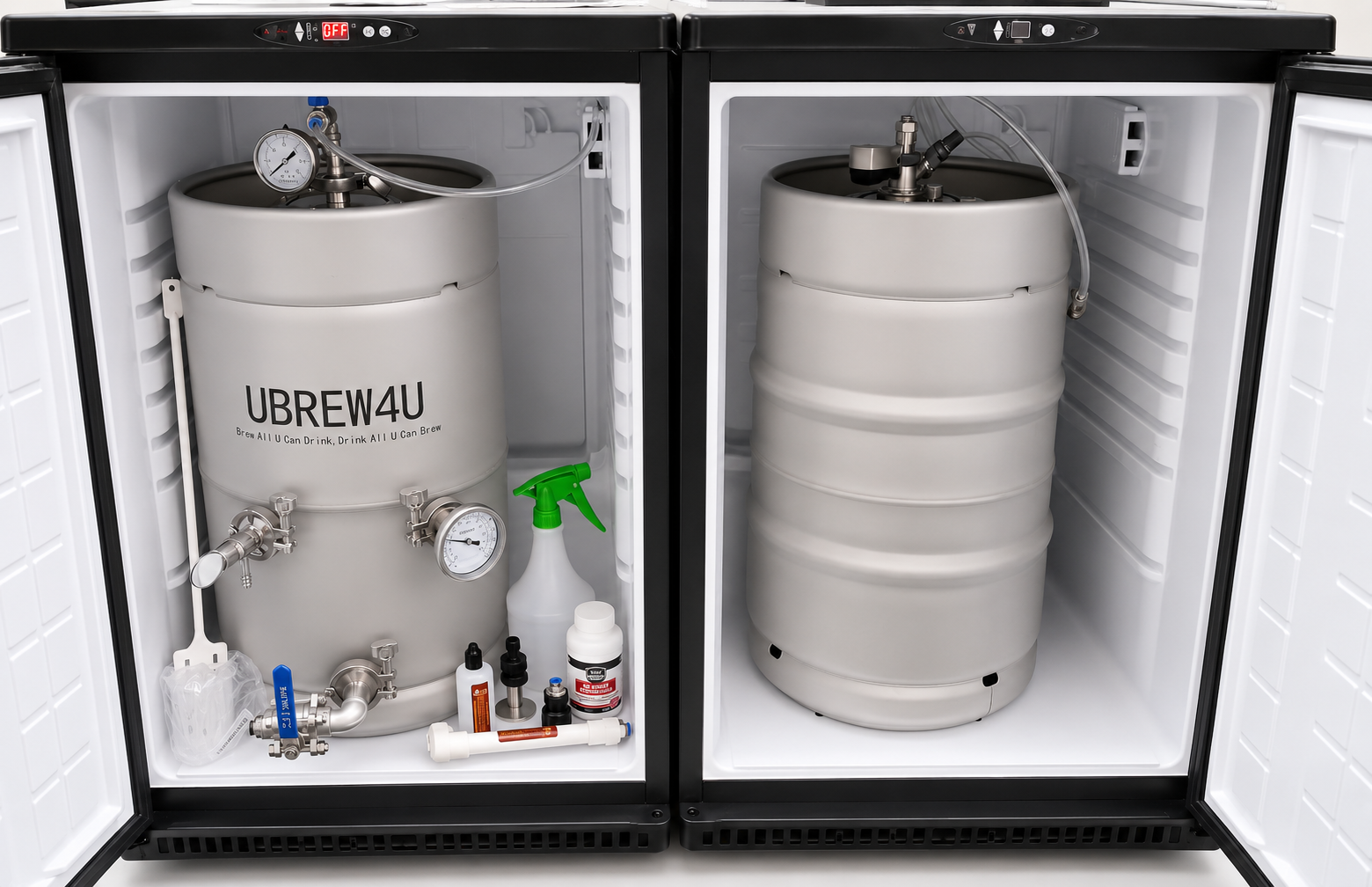 UBREW4U Kegerator 50L Pressure Brewing System Complete